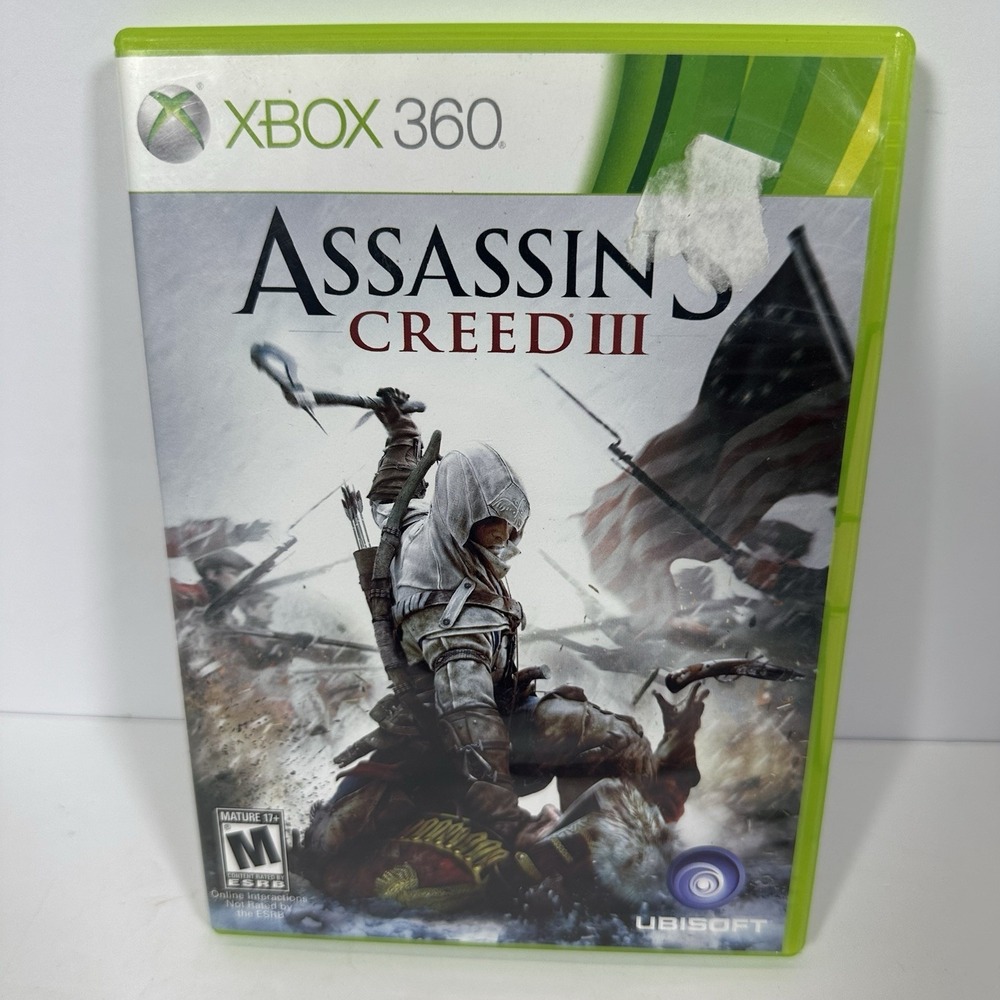 Assassin's Creed 3 III CIB W/ Manual - Xbox 360
